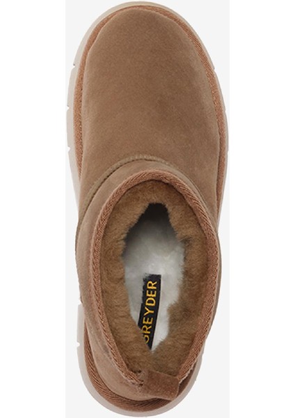 Kadın Sigaro Süet Hakiki Deri Termo Light Taban Günlük Bot 4K2TB59145