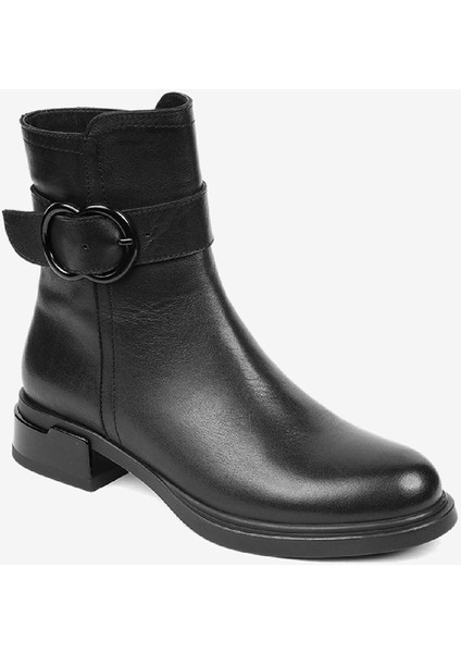 Kadın Siyah Hakiki Deri Chelsea Bot 4K2WB59129