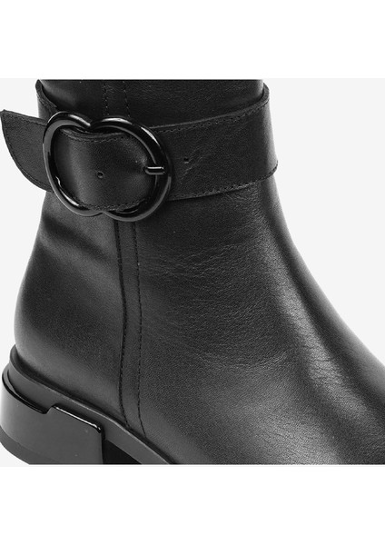 Kadın Siyah Hakiki Deri Chelsea Bot 4K2WB59129