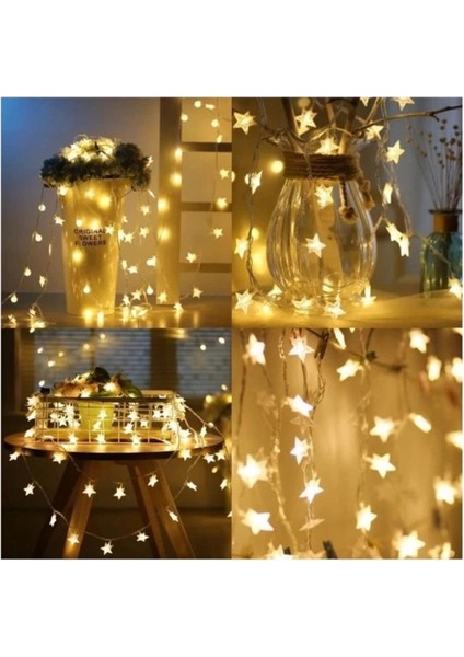 3 Metre Yıldız Şekilli LED Işık