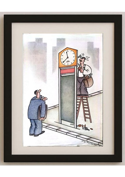 Dachuan Xia 43X30CM Orijinal Karikatür Tablo