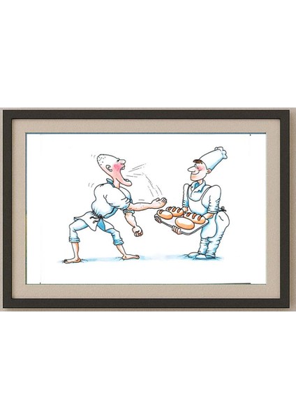 Gennady Chegodayev 29X21CM Orijinal Karikatür Tablo