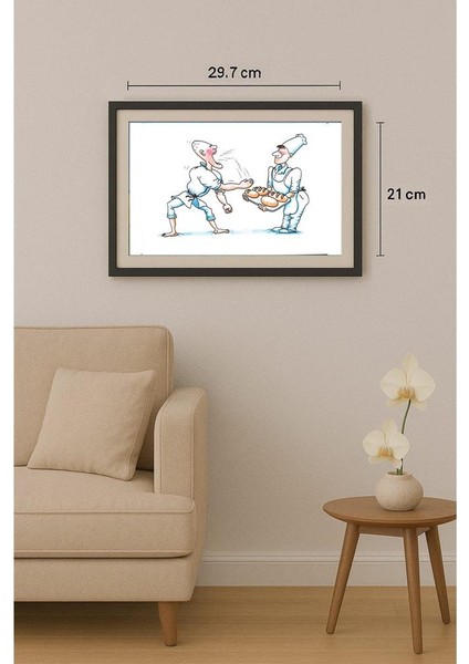 Gennady Chegodayev 29X21CM Orijinal Karikatür Tablo fiyatları