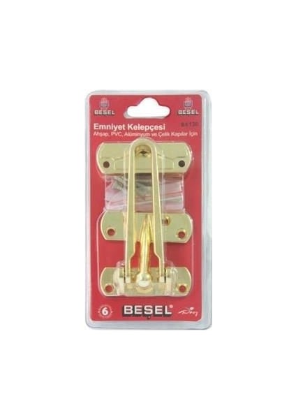 Başel Kapı Emniyet Kelepçesi Sarı