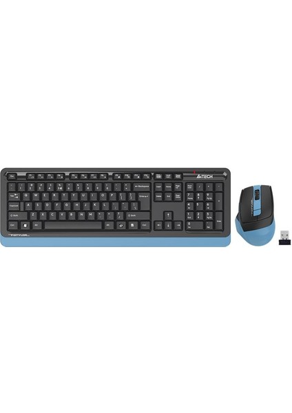 A4 Tech FG1035 Mavi Q mm 2.4g Kablosuz Klavye Mouse Set