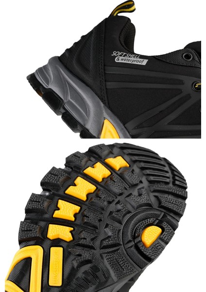 3W Shell 3pr Erkek Siyah Waterproof Outdoor Ayakkabı 101387046