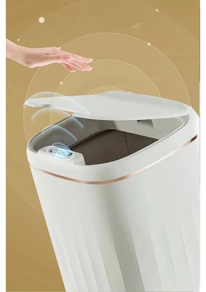 Akıllı Teknolojik Çöp Kutusu Uv Işıklı Otomatik Aç Kapat Sensörlü Mutfak Banyo Ev 20L fiyatları