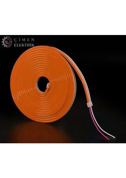 5 Metre Noas YL42 0126 Dış Mekan 12V Amber Neon Hortum LED
