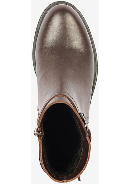 Kadın Kahverengi Hakiki Deri Chelsea Bot 4K2WB59129