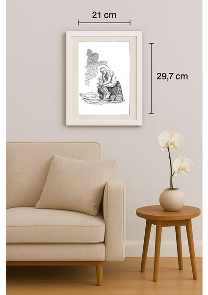 Mikael Botscharov 29X21CM Orijinal Karikatür Tablo indirimleri