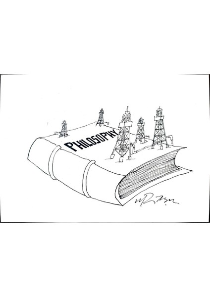 Gheorghita Ghinea Uriasu 21X15CM Orijinal Karikatür Tablo modelleri