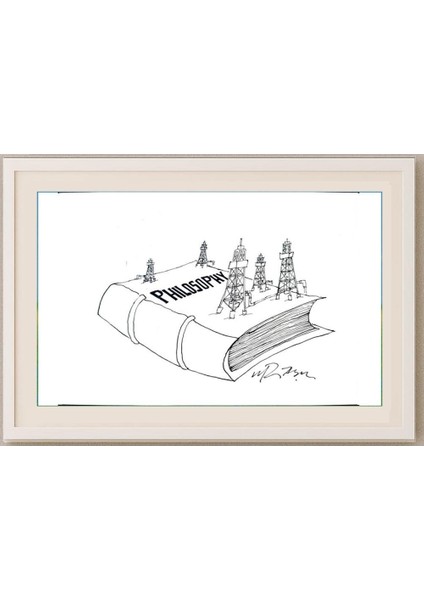 Gheorghita Ghinea Uriasu 21X15CM Orijinal Karikatür Tablo fırsatları