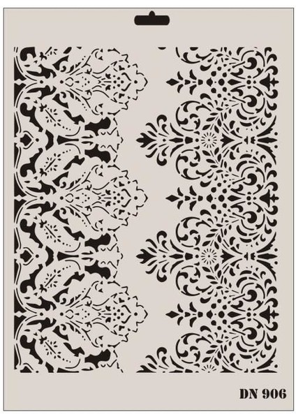 Rich Dantel Seri DN-906 Stencil 35X25 cm