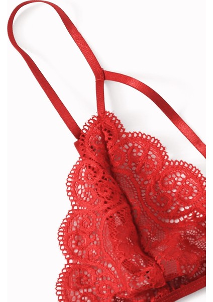Kadın Kırmızı Dantel Sütyen Külot Takımı – Modern, Konforlu ve Günlük Kombinlere Uygun modelleri