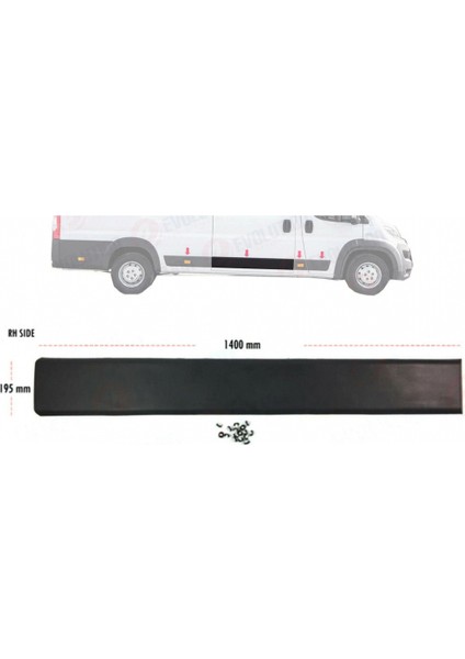 Ducato/boxer/jumper 2006- Arka Çamurluk Bandı Delikli Sağ Oem No (735438349)