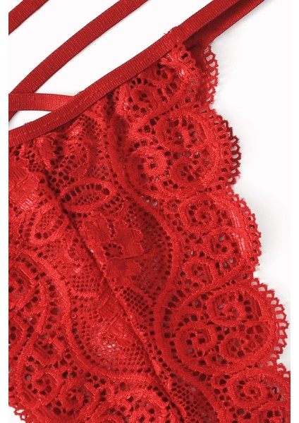 Kadın Kırmızı Dantel Sütyen Külot Takımı – Modern, Konforlu ve Günlük Kombinlere Uygun fırsatları