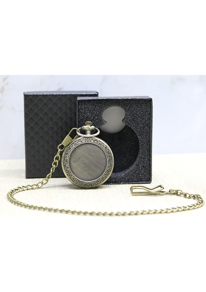 Özel Kutulu Baskıya Uygun Antik Köstekli Saat