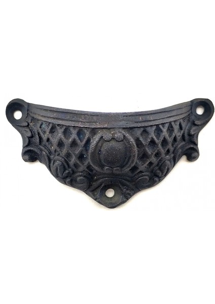 Eco Lounge Antika Tarz Dekoratif Pirinç Anıt Tas Mobilya, Çekmece Kulbu - 48X90 Mm, Oksit