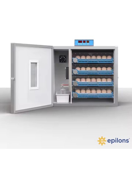 Endüstriyel 256 Yumurtalık Otomatik Kuluçka Makinesi Dijital Panel Isı Nem Ayarlı – Tavuk Ördek Civciv Hindi Yumurta