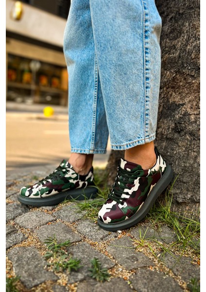 CH252 - Rrt Printed Erkek Ayakkabı 306 Yesıl Kamuflaj fiyatları