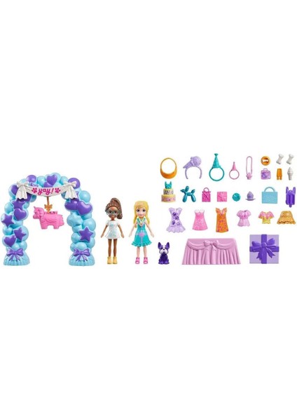 JCC33 Polly Pocket Pollynin Doğum Günü Partisi Paketi