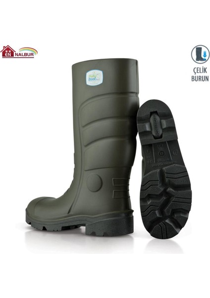 Pollyboot Vega 44 Numara Çelik Burunlu Çizme Poliüratan fiyatları