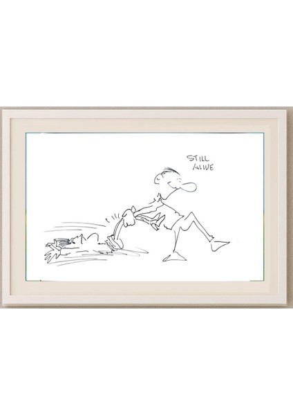Unknown 29X21CM Orijinal Karikatür Tablo fırsatları