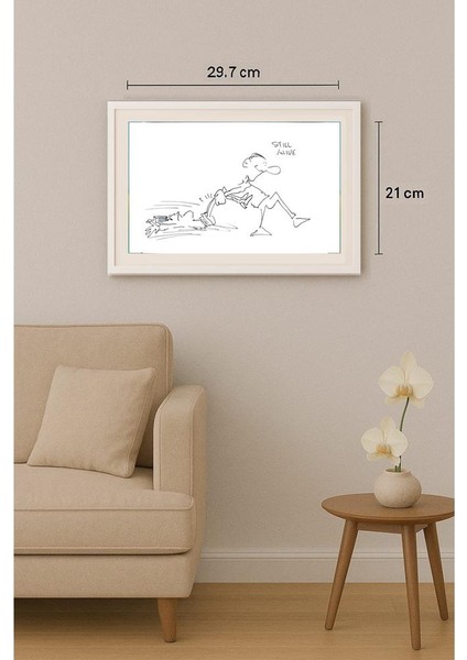 Unknown 29X21CM Orijinal Karikatür Tablo indirimleri