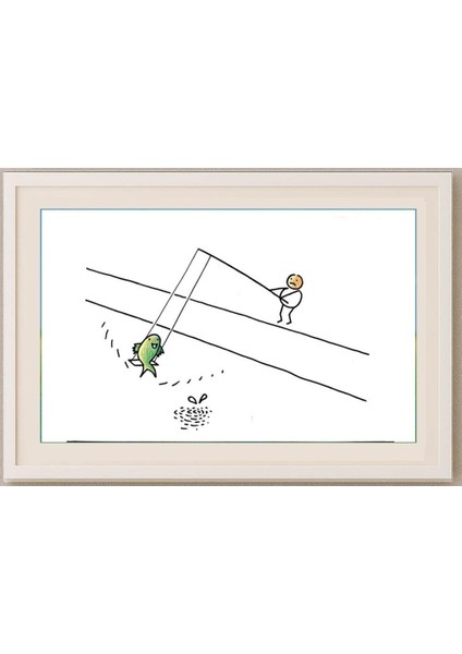 Simon Mr 29X21CM Orijinal Karikatür Tablo fırsatları