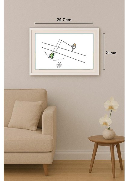 Simon Mr 29X21CM Orijinal Karikatür Tablo indirimleri
