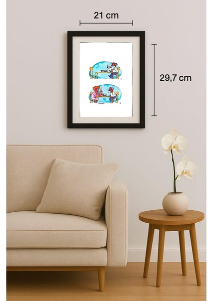 Mohammed Fiezabadi 29X21CM Orijinal Karikatür Tablo fiyatları