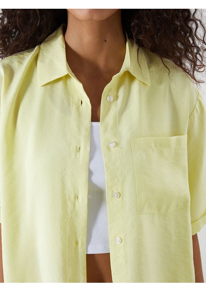 Yeni Sezon Modal Karışımlı Oversize Kadın Gömlek modelleri