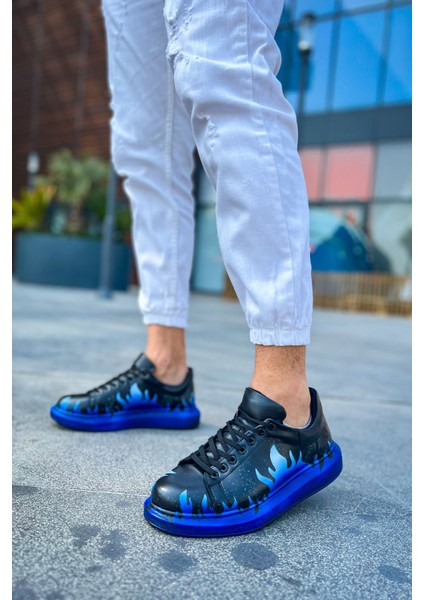 CH254 - Cst Pittura Erkek Ayakkabı 534 Mavı Alev