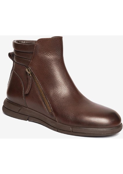 Kadın Kahverengi Hakiki Deri Günlük Bot 4K2UB32681