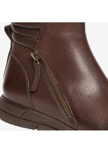 Kadın Kahverengi Hakiki Deri Günlük Bot 4K2UB32681
