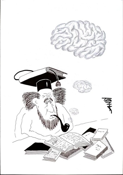 Andy Chaushu 29X21CM Orijinal Karikatür Tablo modelleri