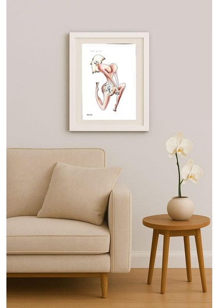 Tarek Seliem Mikhail 35X25CM Orijinal Karikatür Tablo indirimleri