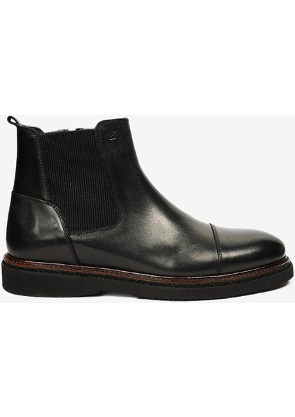 Erkek Siyah Hakiki Deri Chelsea Bot 4K1KB64626