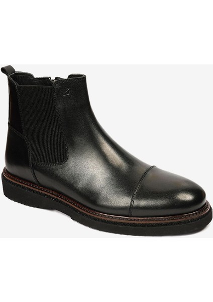 Erkek Siyah Hakiki Deri Chelsea Bot 4K1KB64626