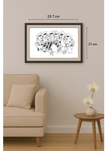 Jokah Prokopljevik 29X21CM Orijinal Karikatür Tablo fiyatları