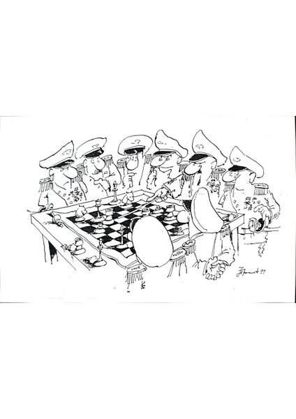 Jokah Prokopljevik 29X21CM Orijinal Karikatür Tablo modelleri