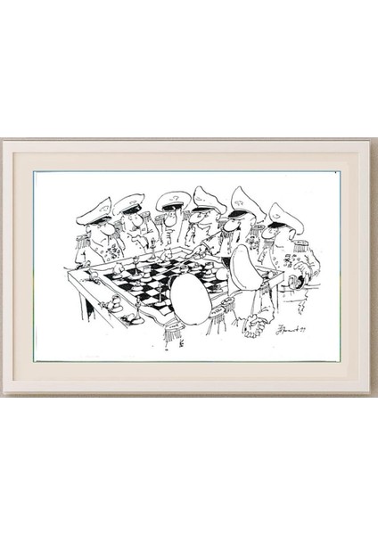 Jokah Prokopljevik 29X21CM Orijinal Karikatür Tablo fırsatları