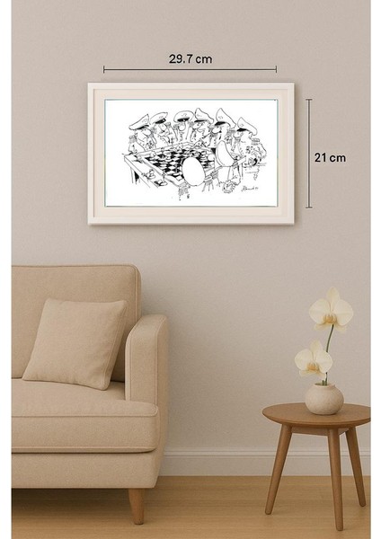 Jokah Prokopljevik 29X21CM Orijinal Karikatür Tablo indirimleri