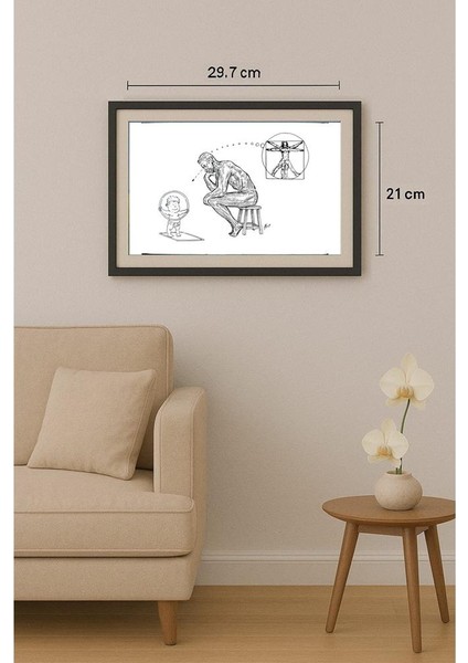 Afonso Carlos Fernandes 29X21CM Orijinal Karikatür Tablo fiyatları