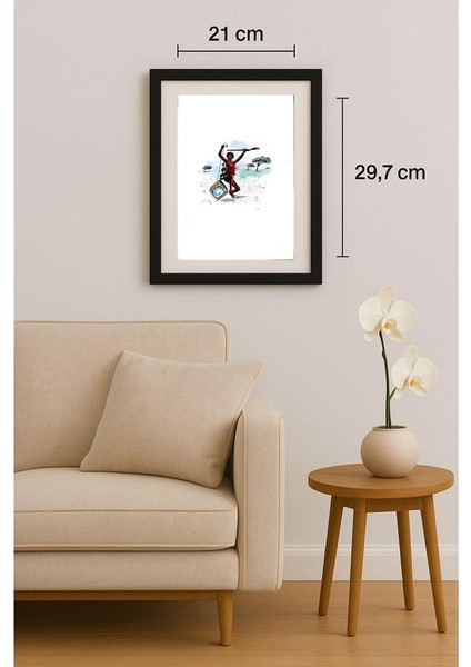 Winfried Besslich 29X21CM Orijinal Karikatür Tablo fiyatları