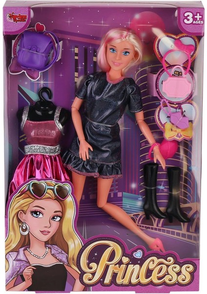 WG-66813 Kutulu 29CM Yedek Elbiseli Bebek