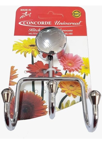Concorde 3 Lü Krom Askılık