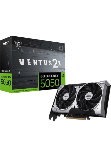 Msı Geforce RTX5050 8g Ventus 2x Oc 8gb Gddr6 128BIT 1xhdmı 3xdp Ekran Kartı