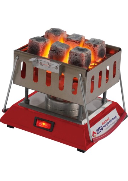 Kare Krom Elektrikli Nargile Köz Ocağı fırsatları