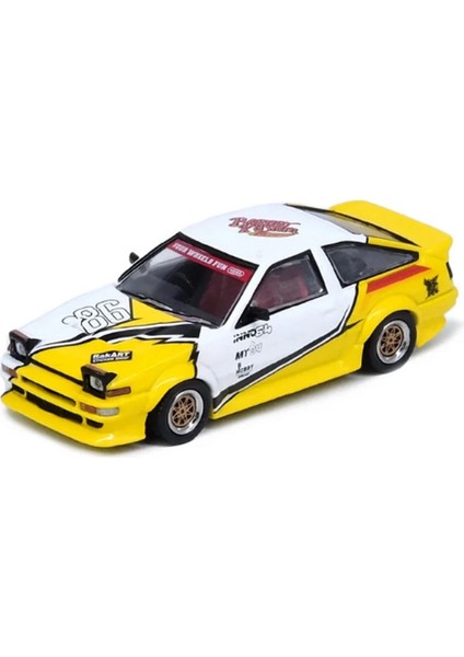 Inno 1/64 Toyota Sprinter Trueno AE86 Brunei Diecast Kustom Show 2024 modelleri